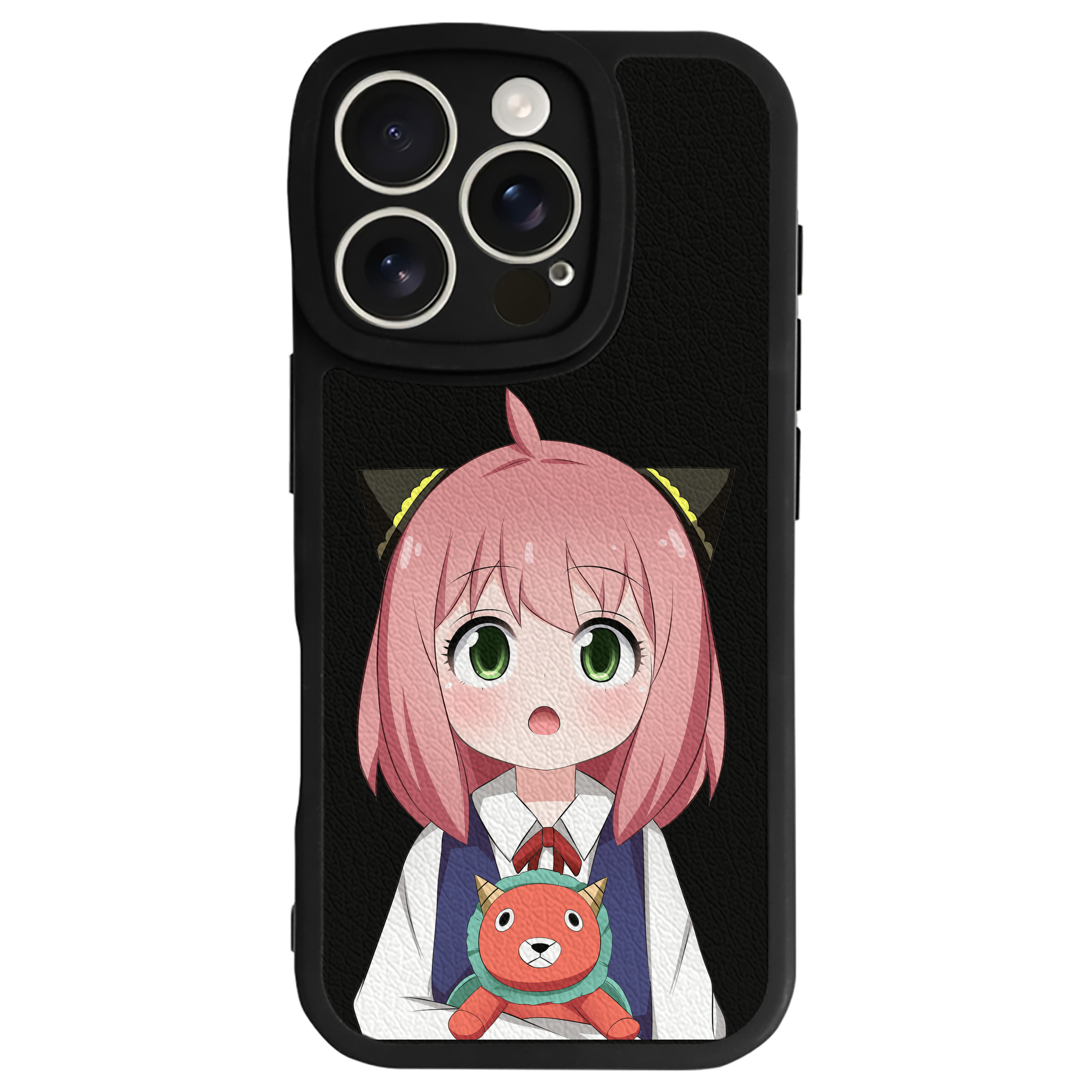 （画像用） SPY×FAMILY间谍家家酒 【iPhone 16シリーズ対応】シリコンスマホケース（レザー調） 材質：シリコン